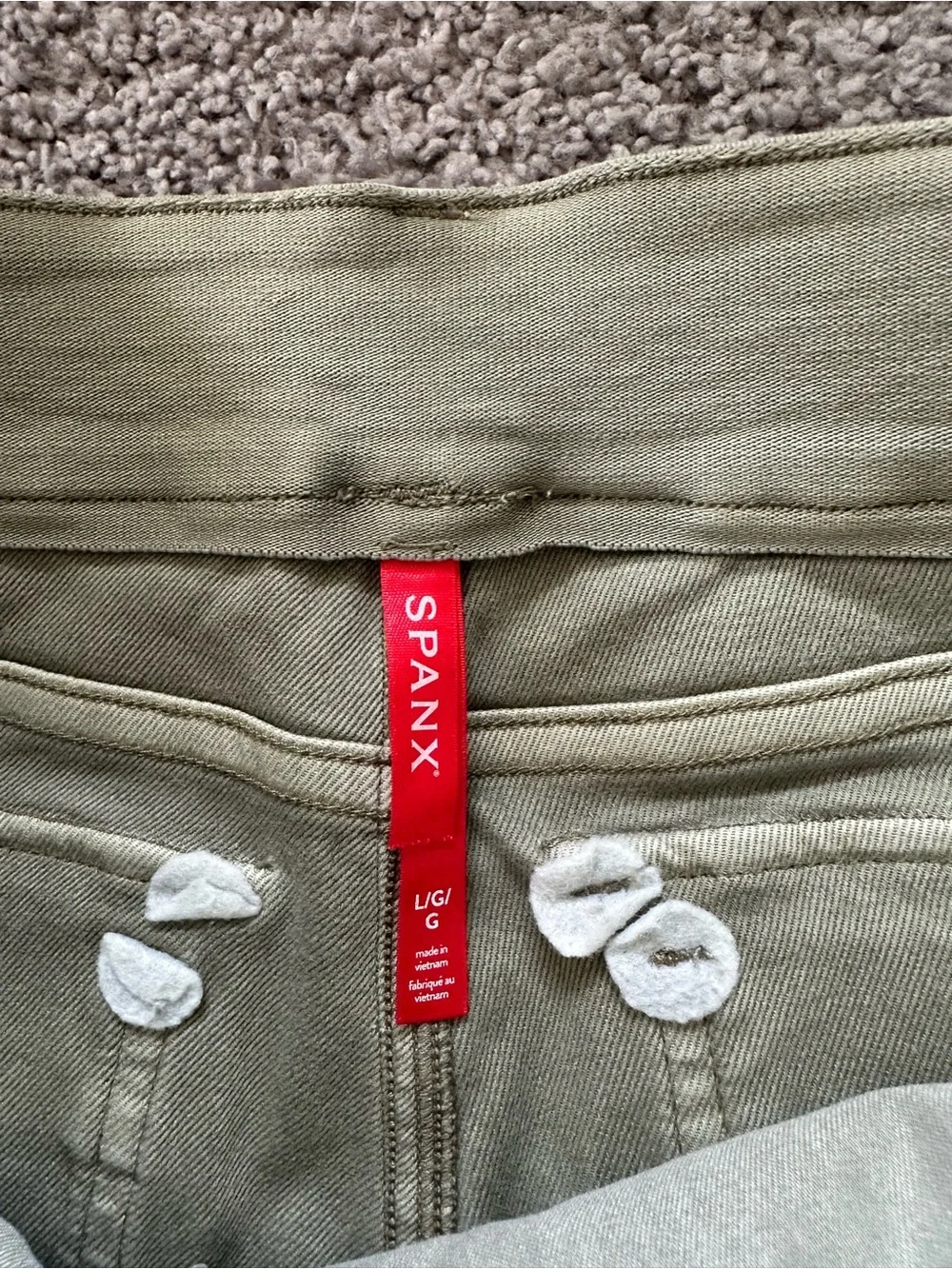 SPANX Twill Cropped Wide Leg Pants - Picture 3 of 7